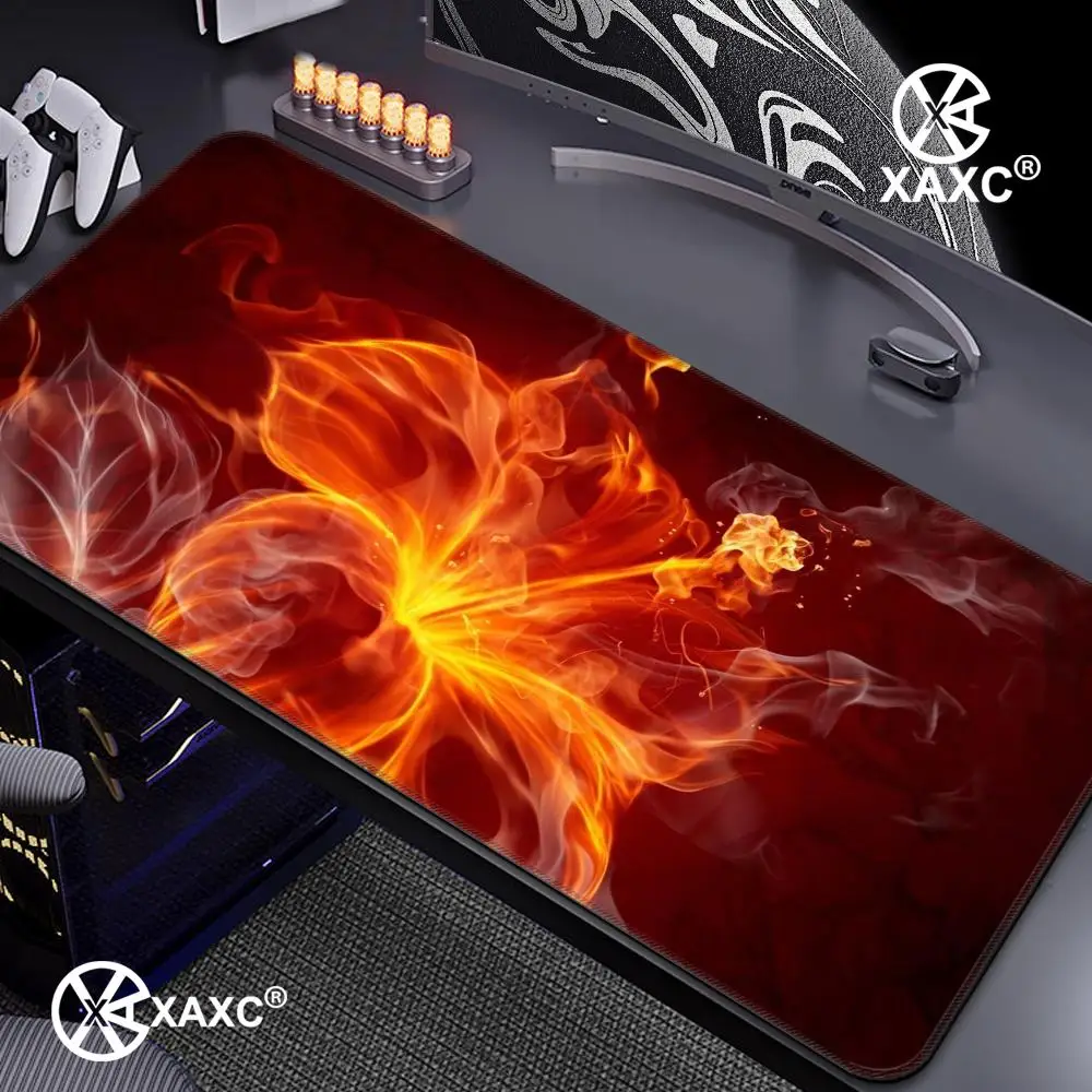 

Fire XAXC Mouse Pad large keyboard mouse desk pad non-slip rubber gaming mouse pad laptop mouse carpet
