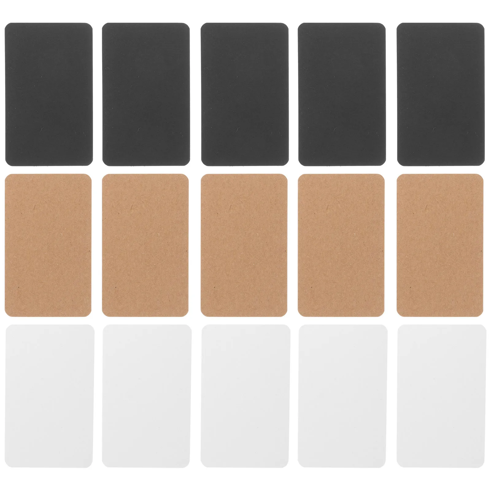 300Pcs Blank Cards Portable Flashcards for Studying and Memory Games Blank Cards Kraft Card Kraft Memo Card Memory Flashcards