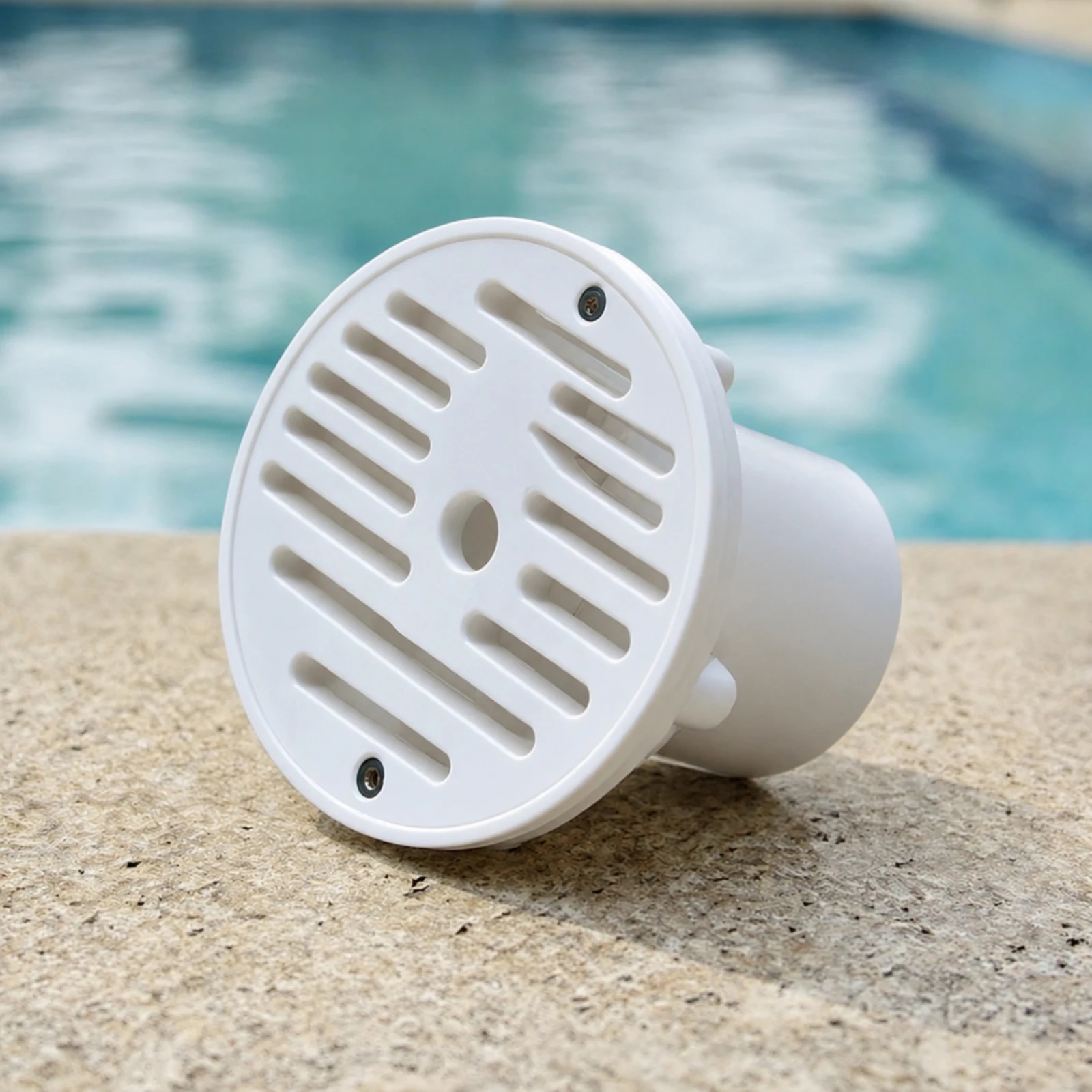 Pool Drain with Slotted Flange Long-Lasting Inlet Return Fitting Pool Return Fitting High-Strength Leak-Unobstructed
