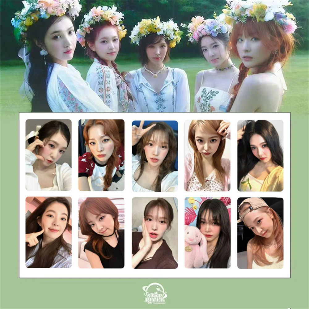 5Pcs/Set KPOP Album COSMIC Photocards Irene SeulGi Wendy SooYoung Yeri Postcard Double-Sided Lomo Cards Fans Collection Gift