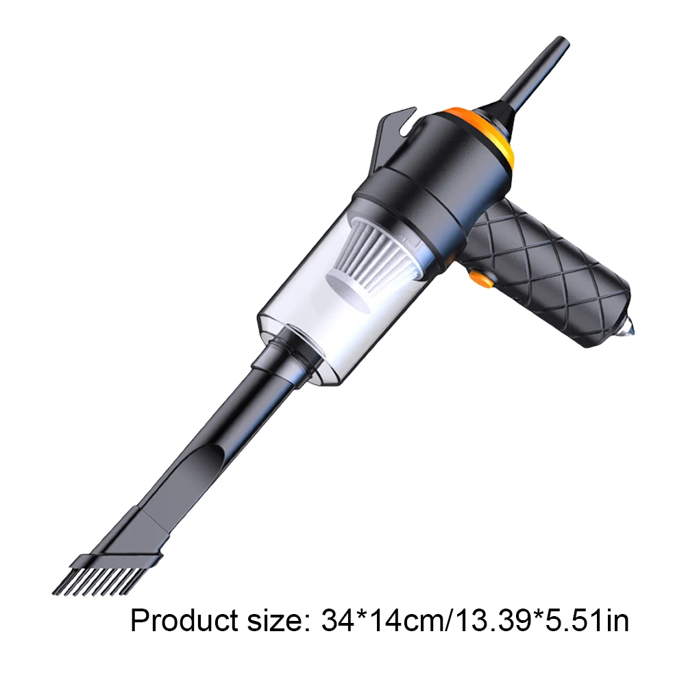 6 In 1 Blowing & Suction Vacuum Cleaner 3500PA Strong Suction Mini Handheld Cleaner Multifunctional for Car Home Office Cleaning