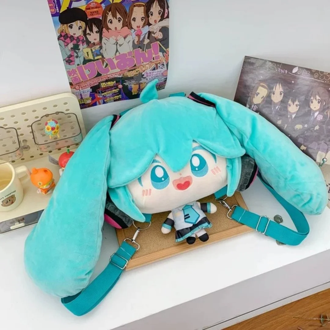 Anime giapponese simpatico cartone animato ragazze a tracolla bambola cartone animato zaino borsa per studenti borsa per cuscino borsa per il dolore serie borsa per bambola di grande capacità