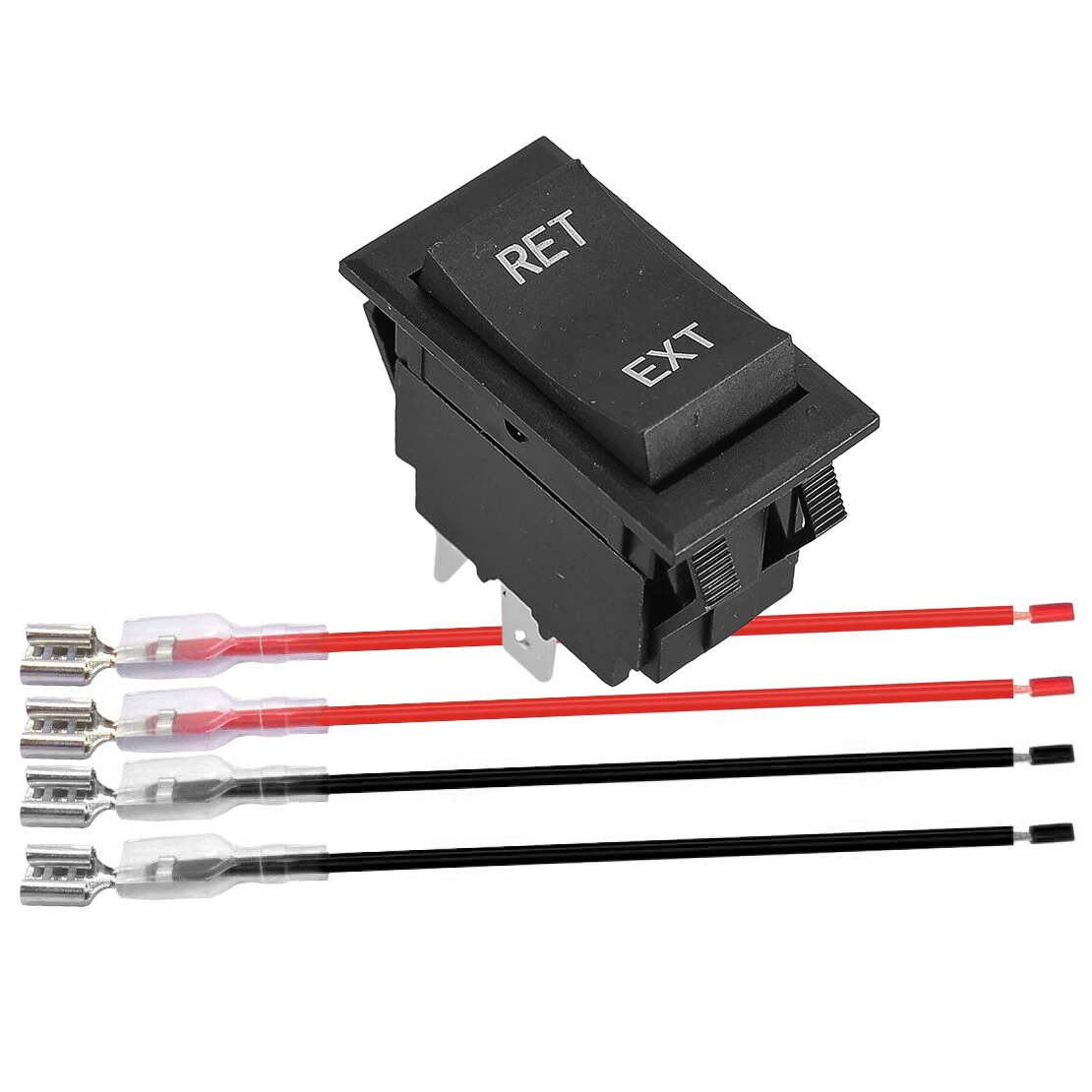 RV Trailer Power Jack Switch with Cable Wire Replacement Fit for LCI Lippert Recpro F2C Atwood & Others