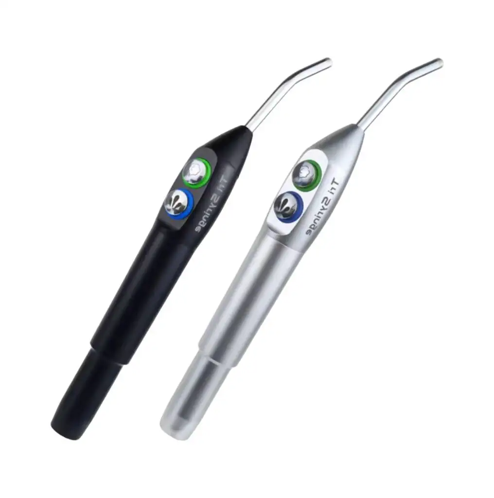 New Metal Three-Way Syringe for Dental Chair, Dental Air Water Spray Gun Handpiece, Replacement Three-Way Syringe Tips
