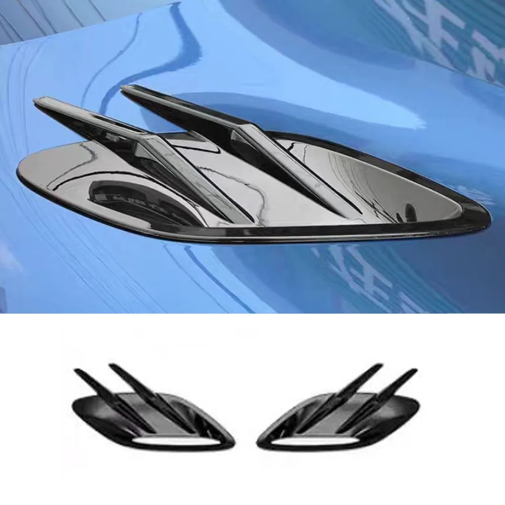 

Подходит для Xiaomi YU7 2025, автомобильный капот, защитная крышка для воздуховыпускного отверстия, углеродное волокно, модификация кузова, внешний карбонизационный корпус