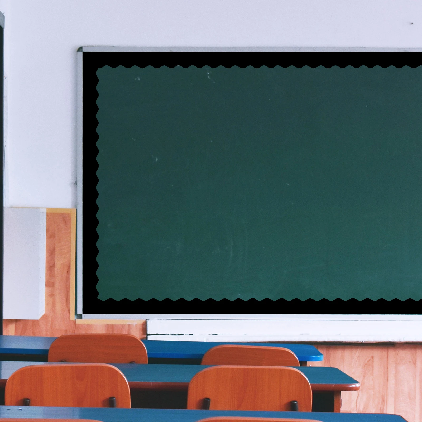 Waterproof Border Stickers Bulltin Board Decor Decorative Black Classroom Bulletin