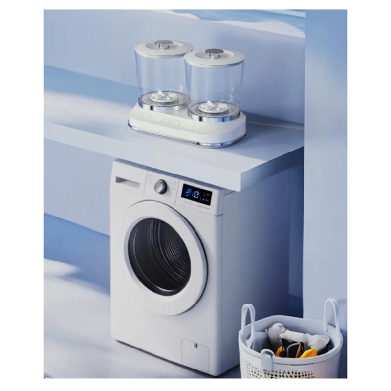 

Compact, Rechargeable Mini Washing Machine Portable Dual-Barrel Washer-USB Charging For Undergarments And Socks