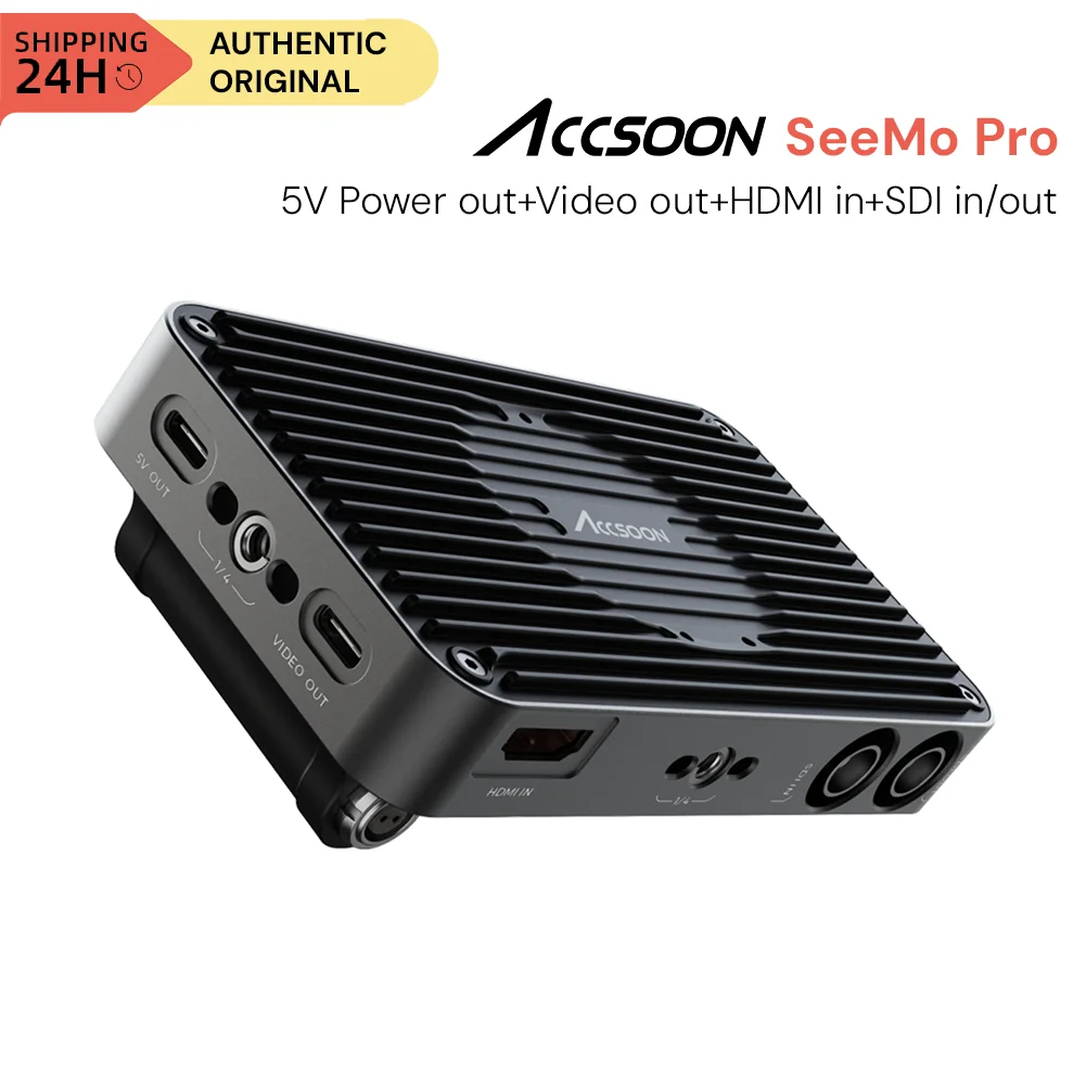 

Accsoon SeeMo Pro SDI to USB-C Video Capture card type-C iPhone Adapter 1080P 60FPS Video Real-Time Monitoring for IOS APP