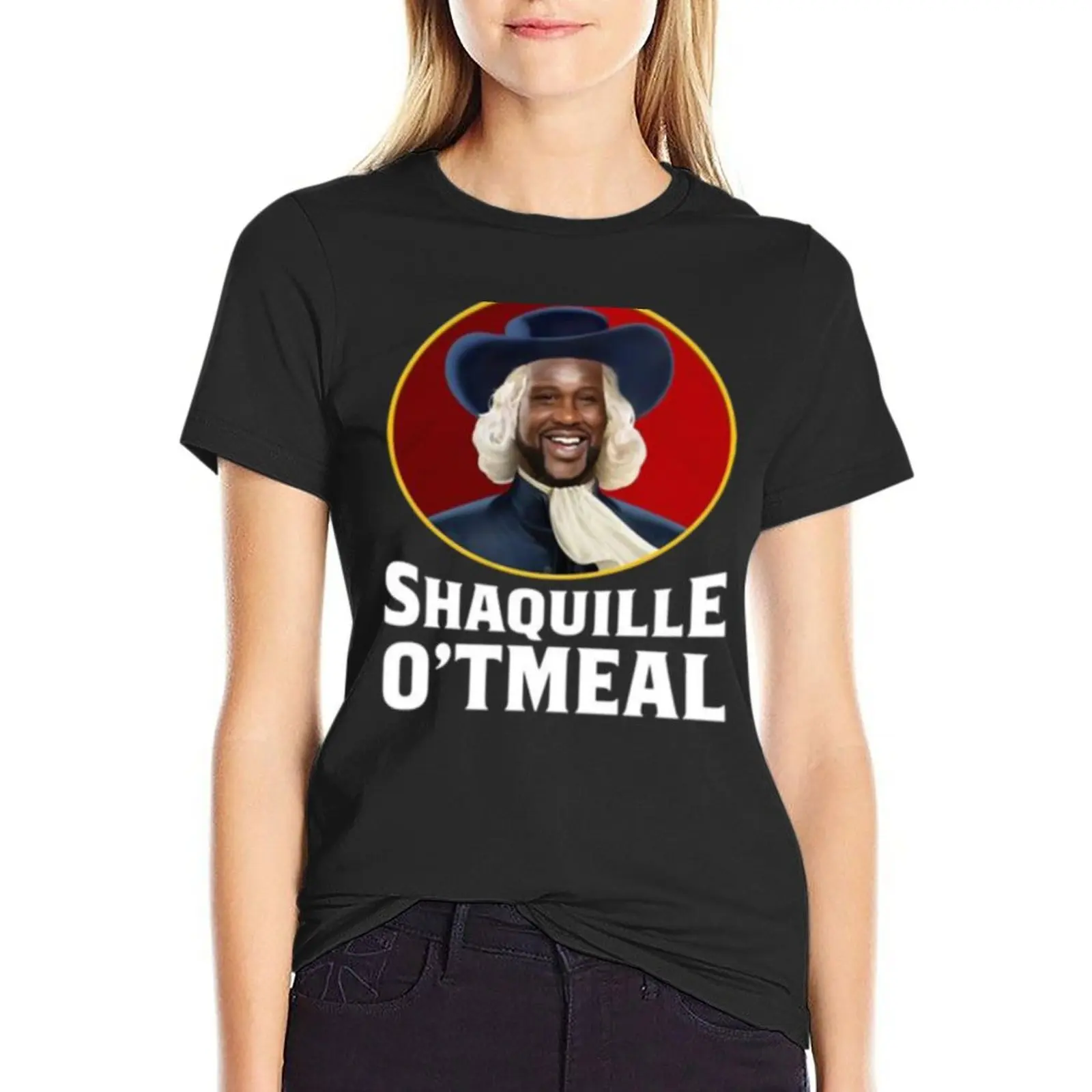 shaquille oatmeal T-Shirt plus size tops tight shirts for Women