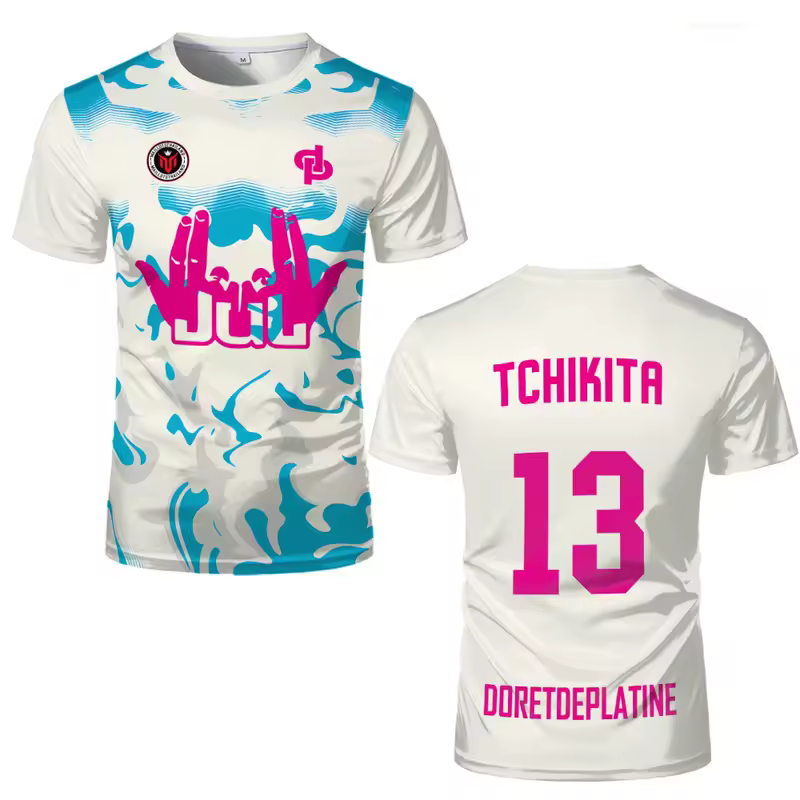 New Summer Maillot JUL Jersey Tchikita Youth Breathable Quick Dry Training Football T-shirt Men and Women Fashion Sports Tees - Image 8