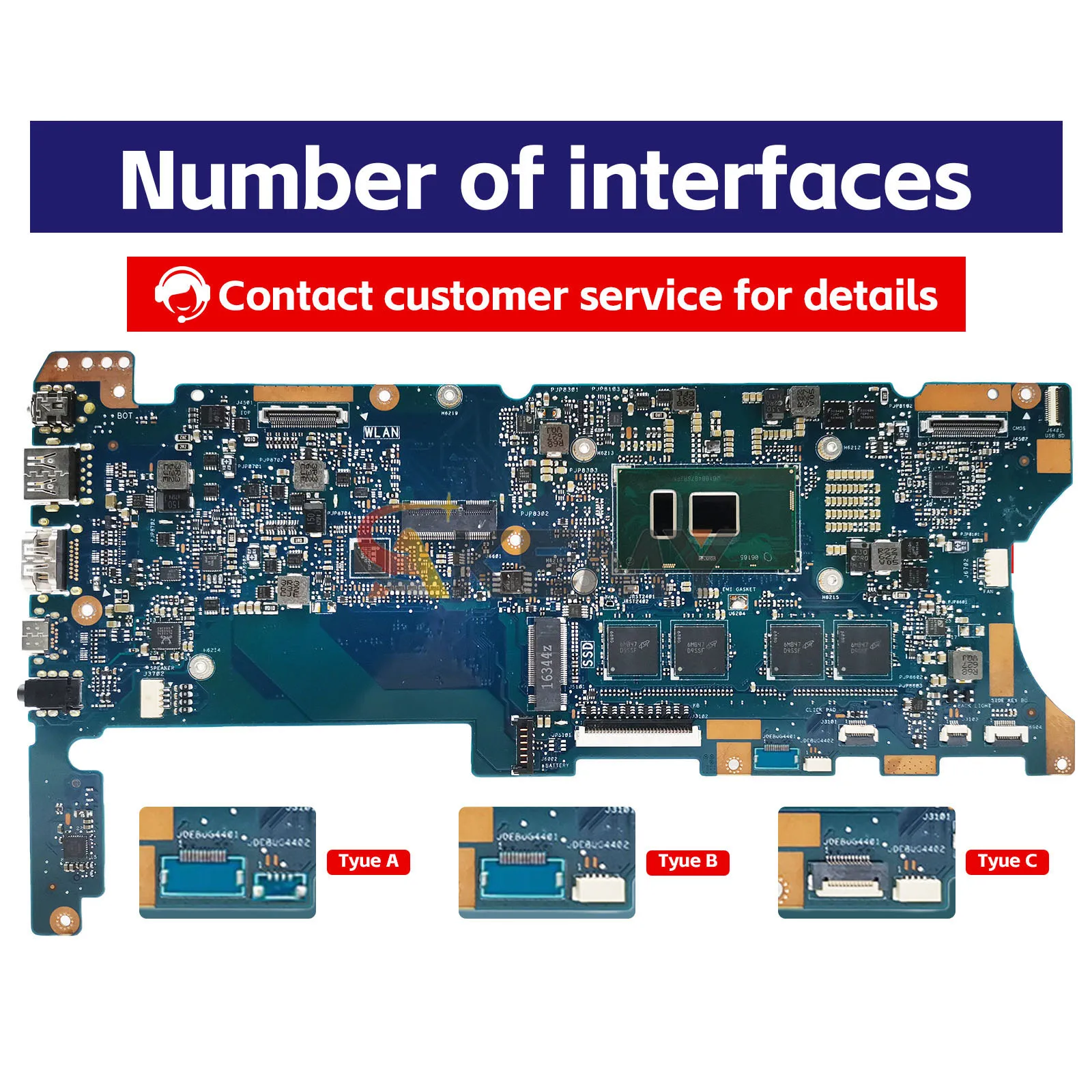 UX360UA Laptop Motherboard For ASUS ZenBook UX360U Q324UA UX360UAK UX360UA Notebook Mainboard W/ I3 I5 I7 CPU tests OK fast ship