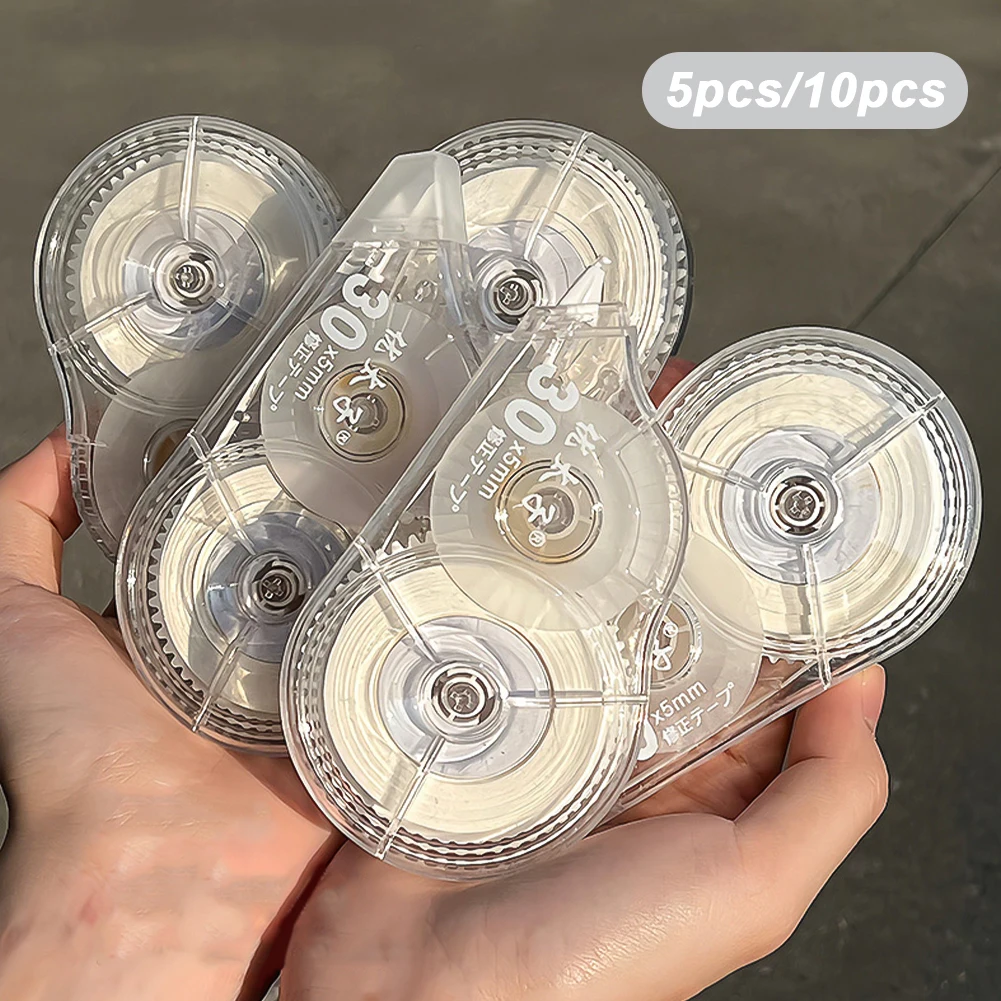 شريط تصحيح كريمي اللون بيج ممحاة شريط تصحيحي 30 متر/لفة طويلة للوازم المكتبية المدرسية صياغة مجلة تدوين الملاحظات