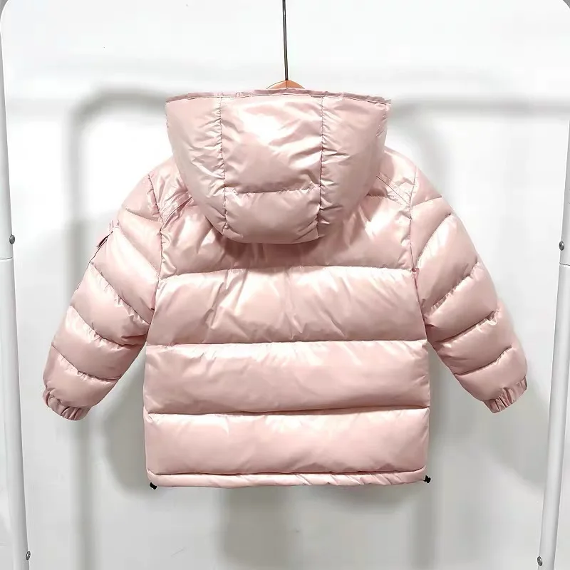 ZOETOPKID 4-14 Jahre Mädchenjacke Winter Neue Einfarbige Dicke Warme Kapuzenjacke mit Reißverschluss für Teenager Jungen Baumwoll-Daunenjacke – Detail 12