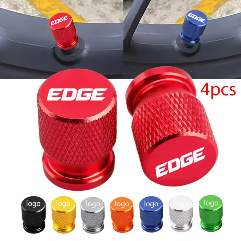 For Ford Edge Accessories 4pcs Auto CNC Badges Car Wheel Tire Valve Caps Tyre Stem Covers Airdust Waterproof - view 2