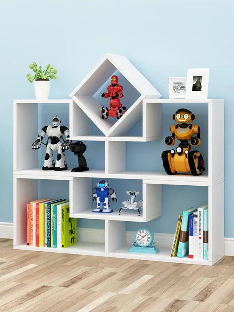 Children's bookshelf, bookshelf, storage rack, free combination display rack