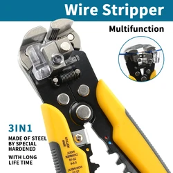 Wire Stripping Multifunctional Pliers For Cable Cut CrimpTerminal High Precision Automatic Hand Tool Crimper Cable Cutter