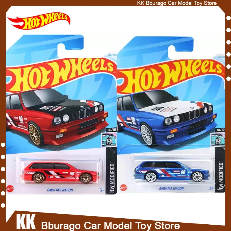 1/64 Original 24N Hot Wheels Car BMW M3 Wagon Toys for Boys Scale Diecast Voiture Alloy Model Brinquedo Collection Birthday Gift