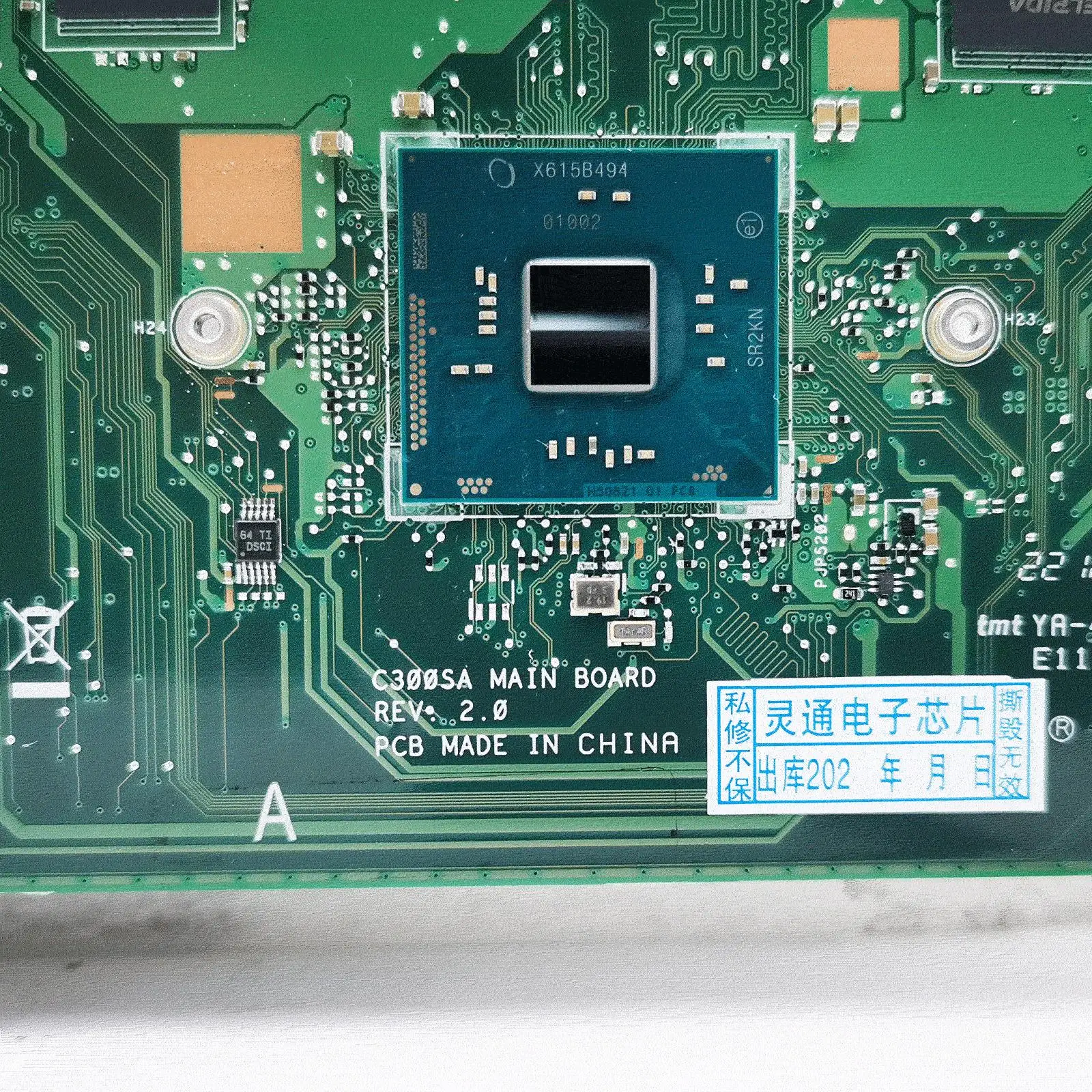 For ASUS HighPerformance Mainboard C300SA Laptop Motherboard C300 C300S CPU N3050 N3060 N3150 N3160 2GB 4GB RAM 100% Tested