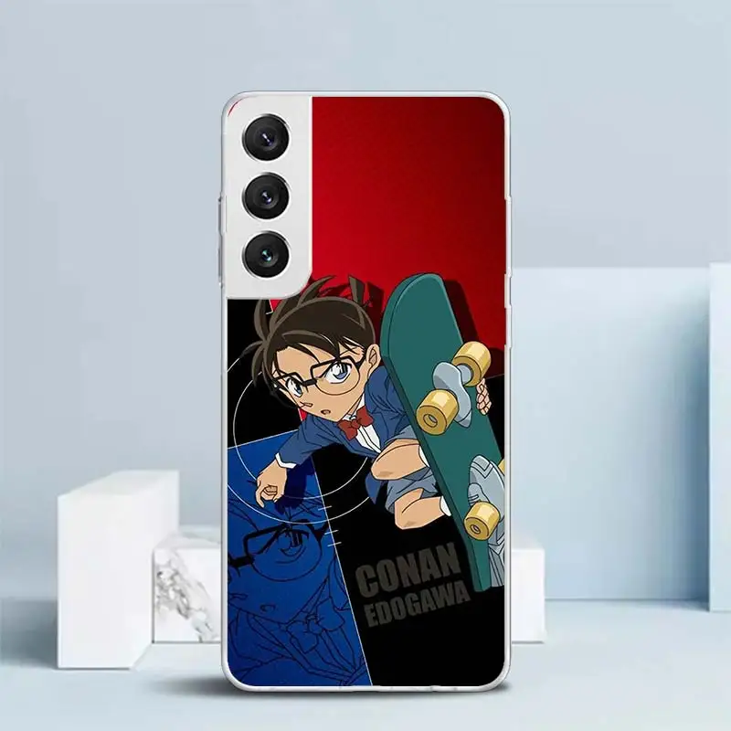 Anime Detective-Conan Soft Cover for Samsung Galaxy S24 S23 S22 S21 Ultra Print Phone Case S20 FE S10 Plus S10E S9 S8 + Coque