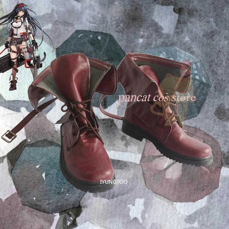 Arknights  Anime Blaze  Cosplay Shoes Comic Anime Game Cos Long Boots Cosplay Costume Prop Shoes for Con Halloween Party