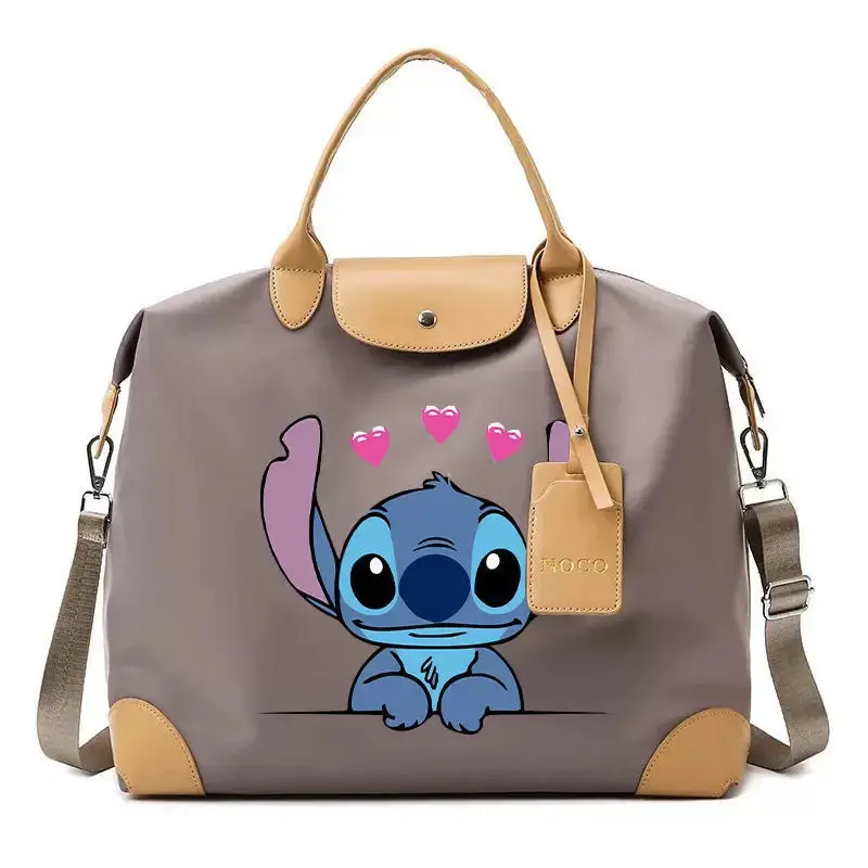 

Disney Fashion Large Capacity Stitch Cartoon Canvas Bag for Women High Quality Outdoor Storage Travel Handbag Crossbody Bag