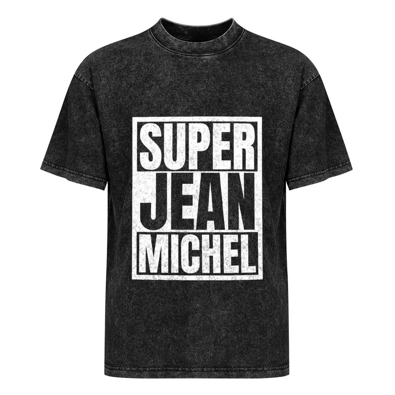 Camiseta divertida para hombre, camisa con diseño de figuras de anime, ropa estética, Humor, primer nombre, Super Jean-Michel, idea de regalo