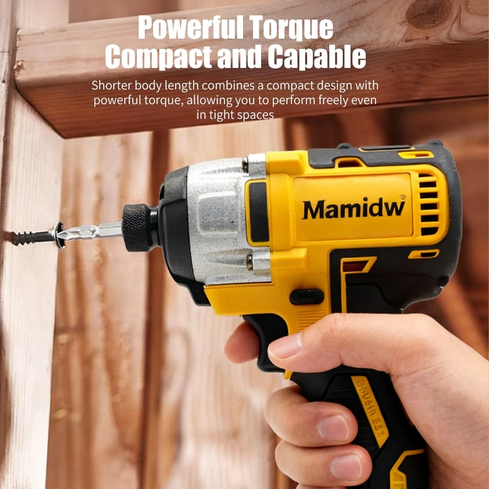 Brushless Impact Driver, 1/4