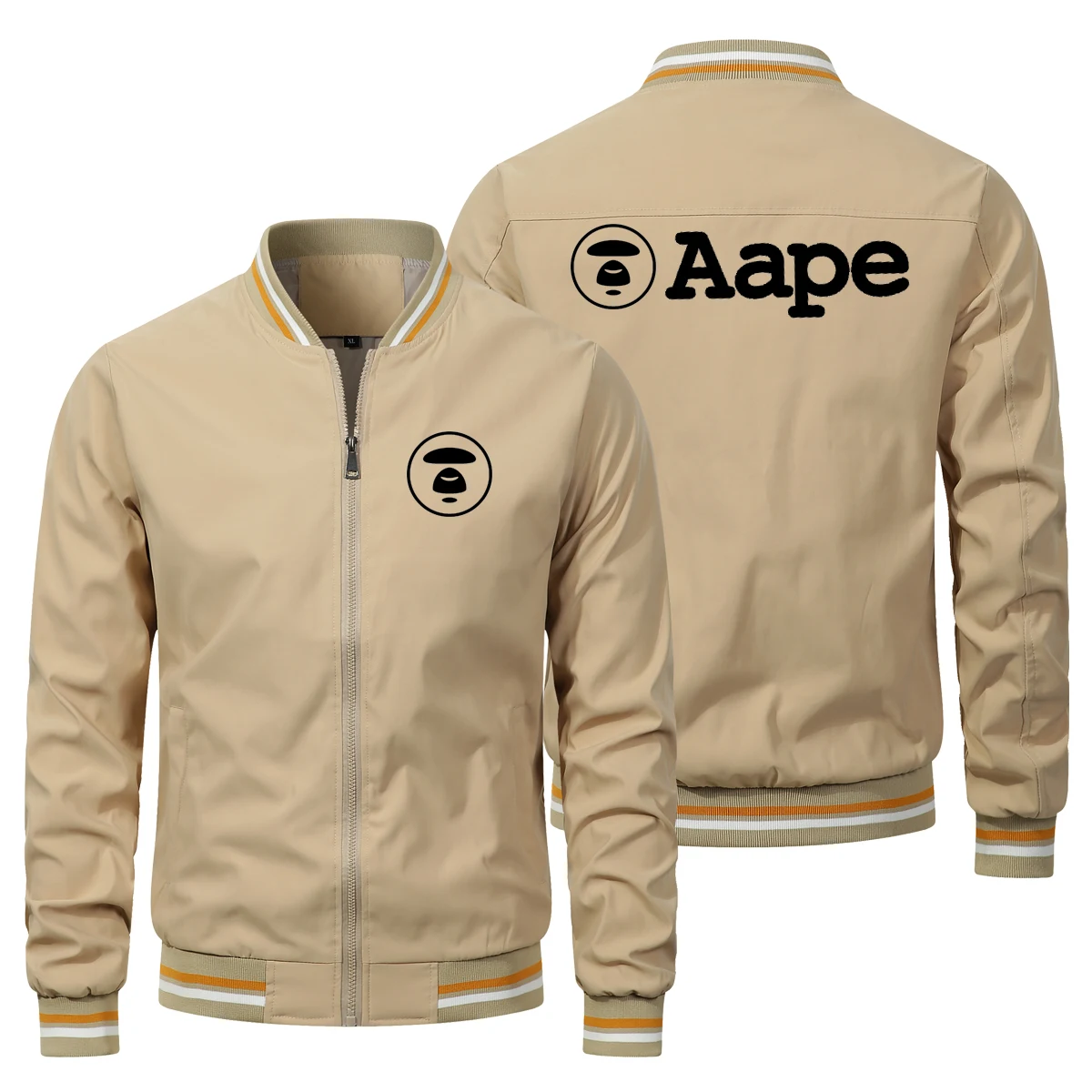 Front & Back Aape Logo Mens Zi - Outdoor Sport Logo recension och pris