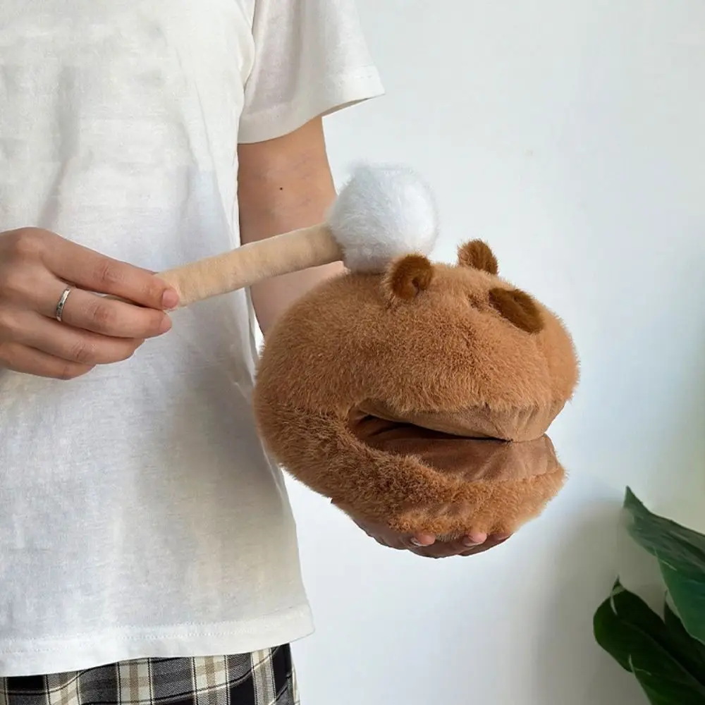 Pesce di legno Capibara Pesce di legno Madre Bambino Animali di peluche Capibara Contenitorebile Capibara carino Farcito Home Room Decor