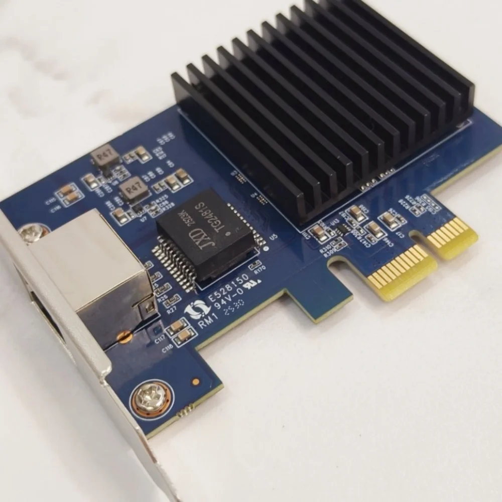 Realtek8127 Chipset 10G PCIe 4.0 1X Network Card for Servers with WakeonLAN Support and MultiGigabit Speeds