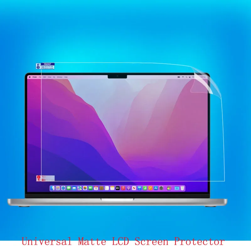 

1 Piece Clear Anti-glare Matte PET Screen Protector Protective Film for 17.6 inch LCD Screen Monitor Size 382x215mm 16:9