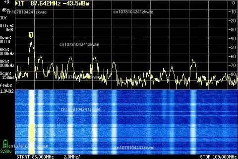 New 100k-5.3GHz handheld miniature spectrum analyzer