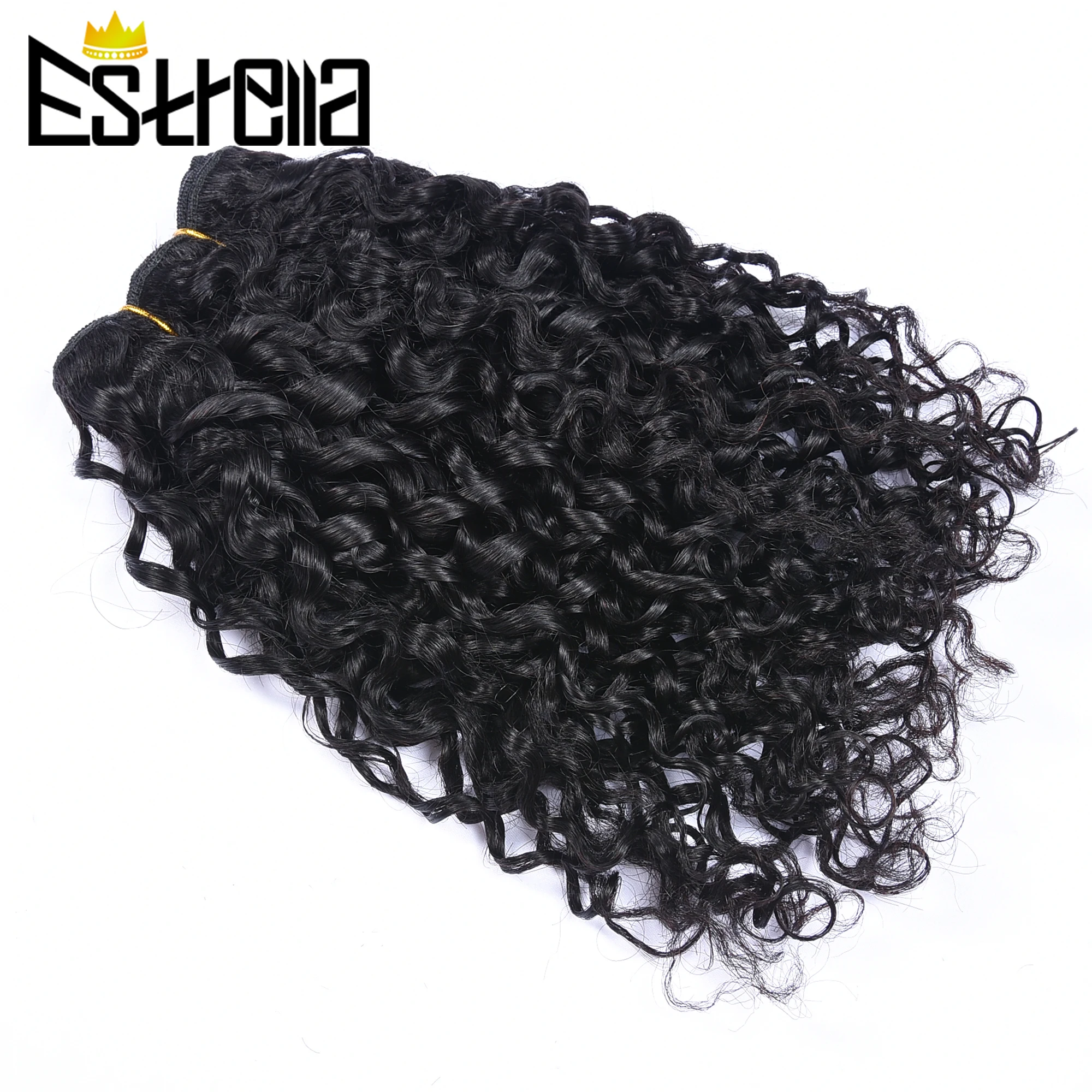 Small Spiral Curly Brazilian Hair Weave Bundles Human Hair Pixie Curl Bundle Remy Hair Extensions 1/3/4 Bundles Double Drawn