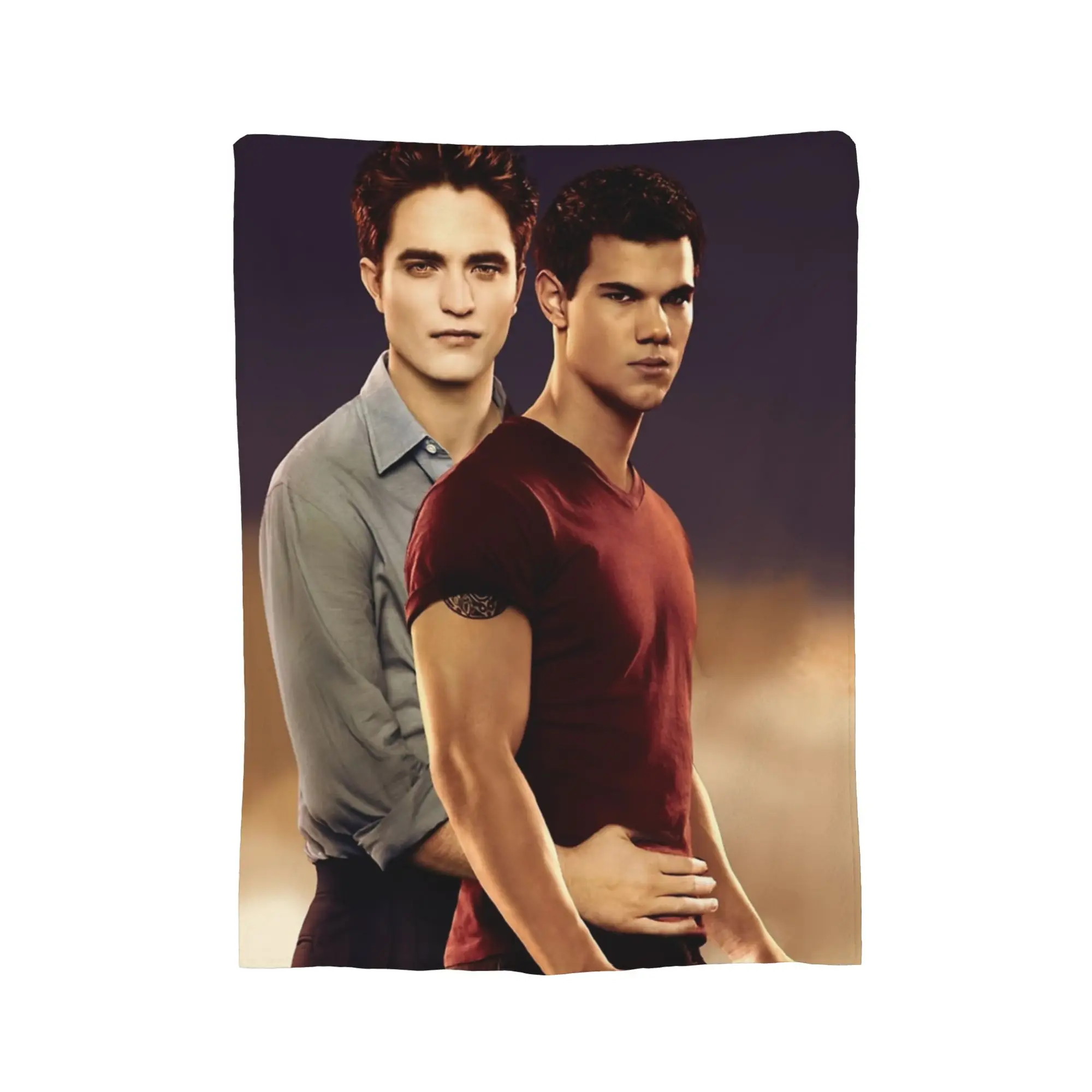 Twilight Jacob Edward Blankets Fleece  Winter   Multifunction Super Warm Throw Blankets for Bed Couch Rug Piece