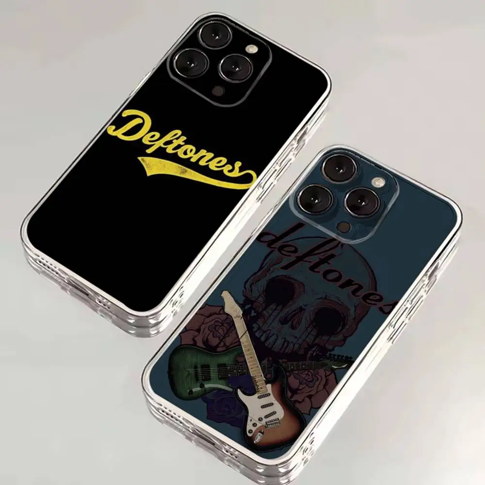 

Singer D-Deftones Phone Case For iPhone 16,15,14,13,12,11 Plus,Pro,Max,XR,XS,X,7,8 SE,Mini Transparent Silicone Soft