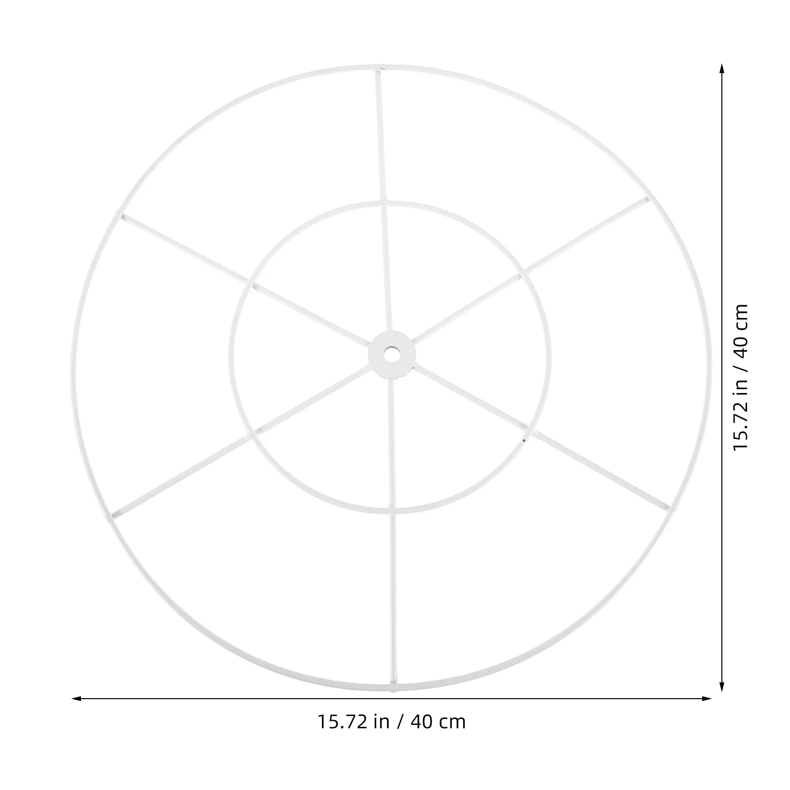 40cm Metal Hoop Ring for Wedding Decor Iron Ceiling Drape Circle Frame Aerial Curtain Craft Decoration Ferris Wheel Style