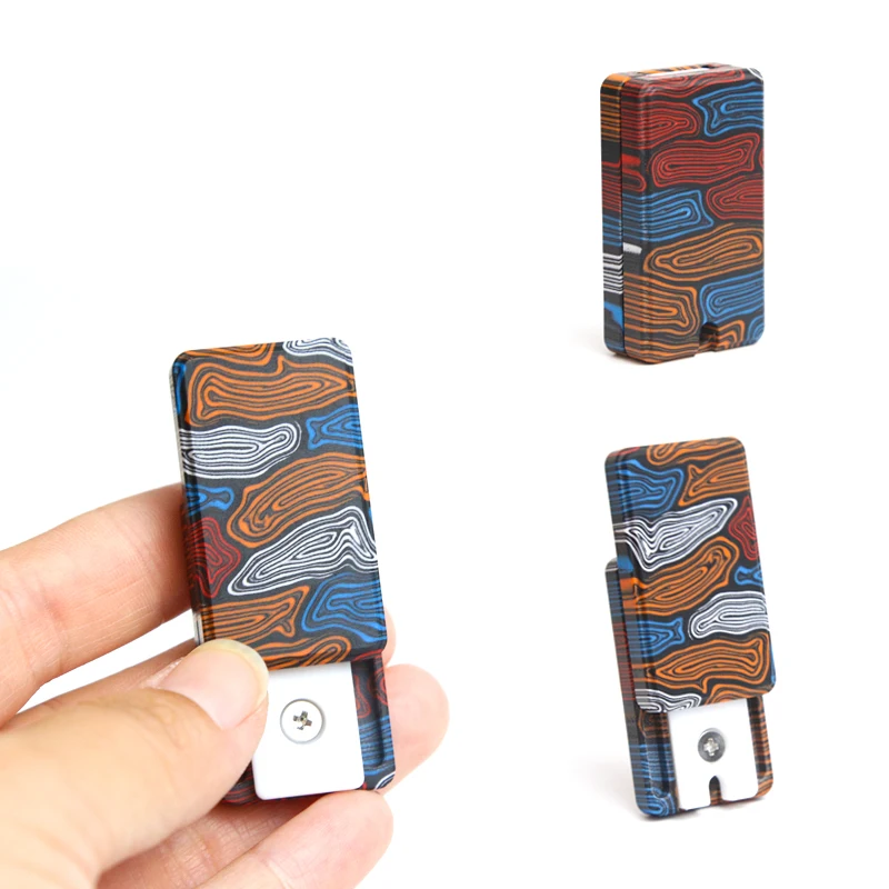 유리섬유 EDC 피젯 슬라이더 맞춤형 기계식 푸시 해프틱 슬라이더 스트레스 해소 장난감 성인 ADHD 피젯 토이