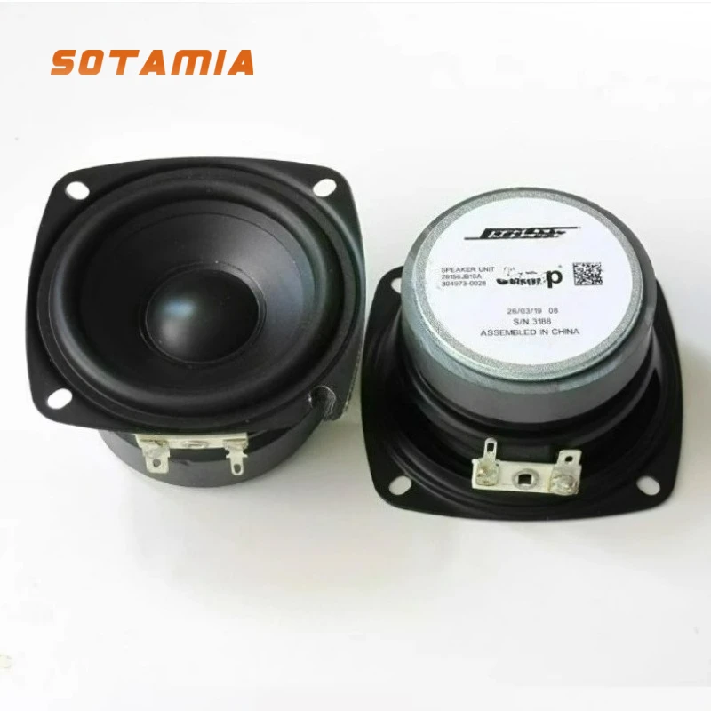 

SOTAMIA 2 шт. 3-дюймовый полнодиапазонный HIFI динамик 4 Ом 15 Вт профессиональный динамик монитора DIY бытовой Bluetooth музыкальный динамик