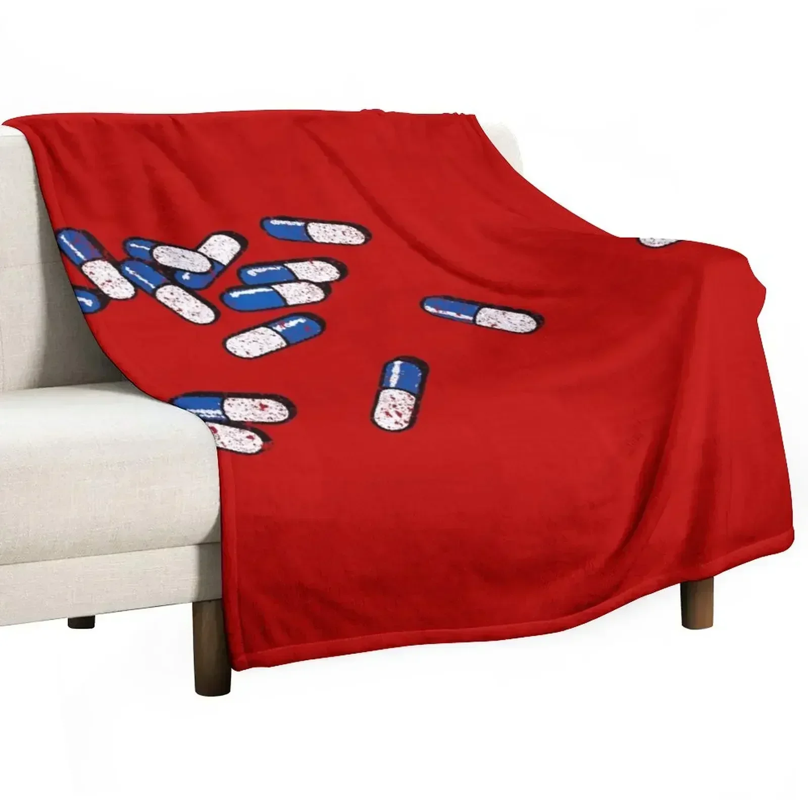 

Capsules Throw Blanket valentine gift ideas Flannel Blankets For Bed Sofa Quilt Blankets