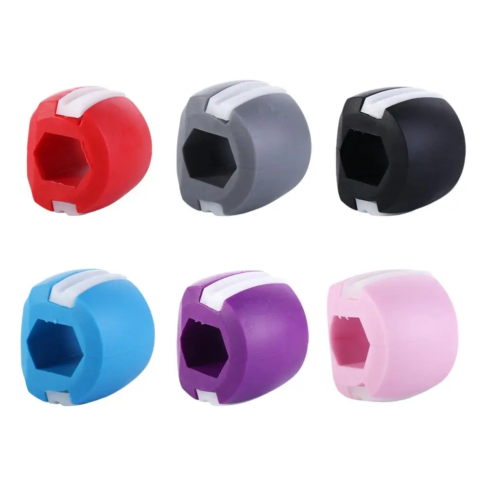 Ejercitador muscular antiarrugas de silicona de grado alimenticio para morder, ejercitador muscular de mandíbula, pelota para masticar, equipo de ejercicio