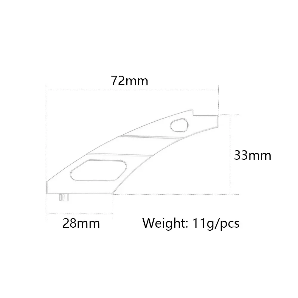 1/10 Metall vorne und hinten Anti-Buigen-Plaat-Chassis-Klammer 3,0 für RC HPI WR8 Kugel St MT Ken Block Flux Rallye