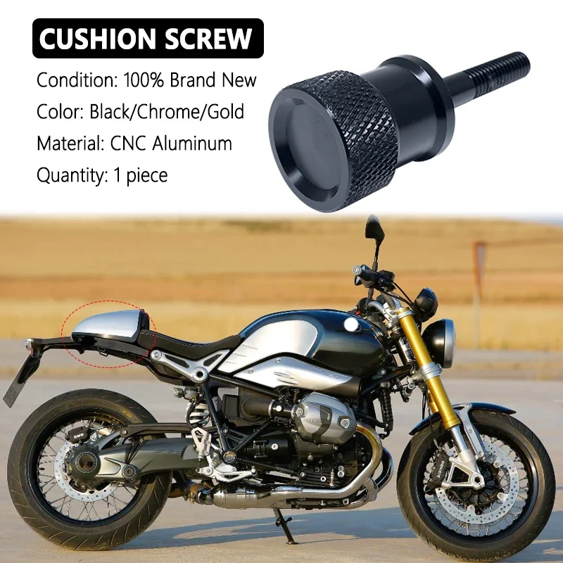 Para bmw r ninet assento do passageiro parafuso guia r nove t r9t rninet puro/scramb 2014-2023 2020 2021 2022 acessórios da motocicleta