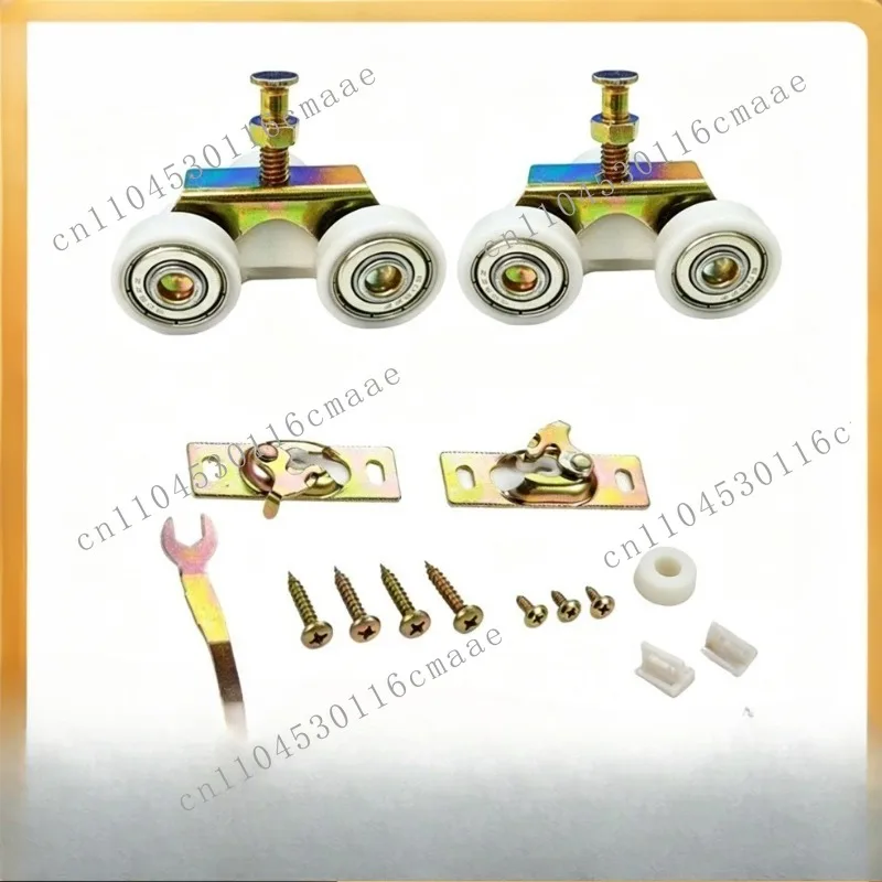 Door and window crane sliding door pulley nylon universal wheel suspended sliding roller pocket  sliding system load-bearing