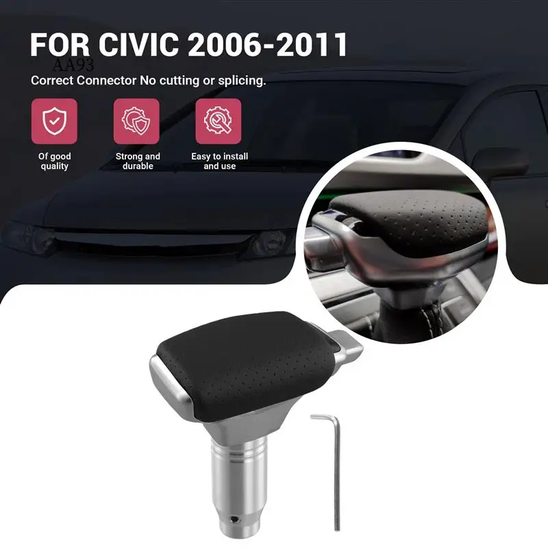 

AA-Car Automatic Gear Shift Stick Knob Shifter Head With Holes For Honda Civic 2006-2011