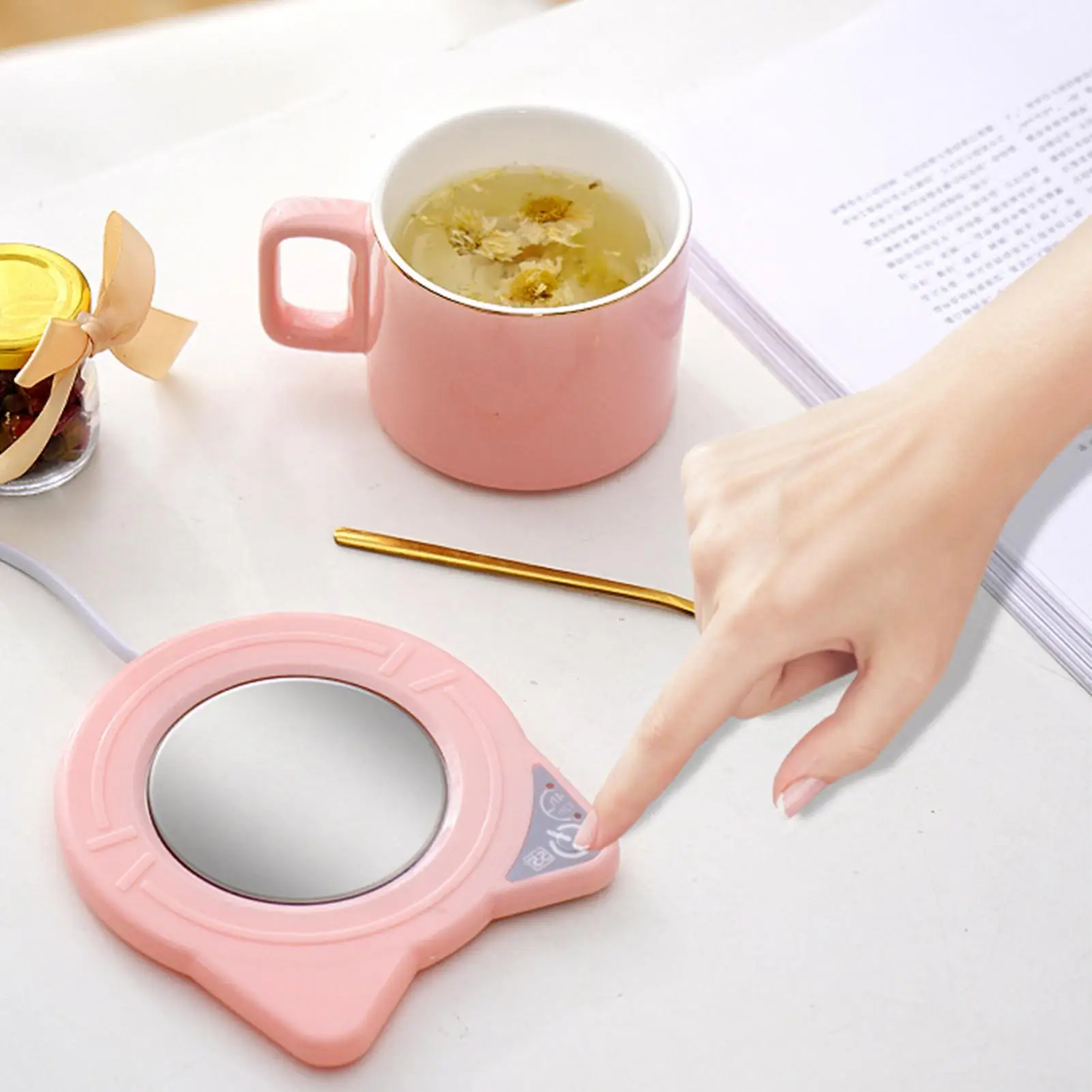 الذكية القدح دفئا كوب لوحة التدفئة التدفئة السريعة التحكم الدقيق في درجة الحرارة السيارات اغلاق سخان للقهوة الشاي الحليب الكاكاو مكتب المنزل