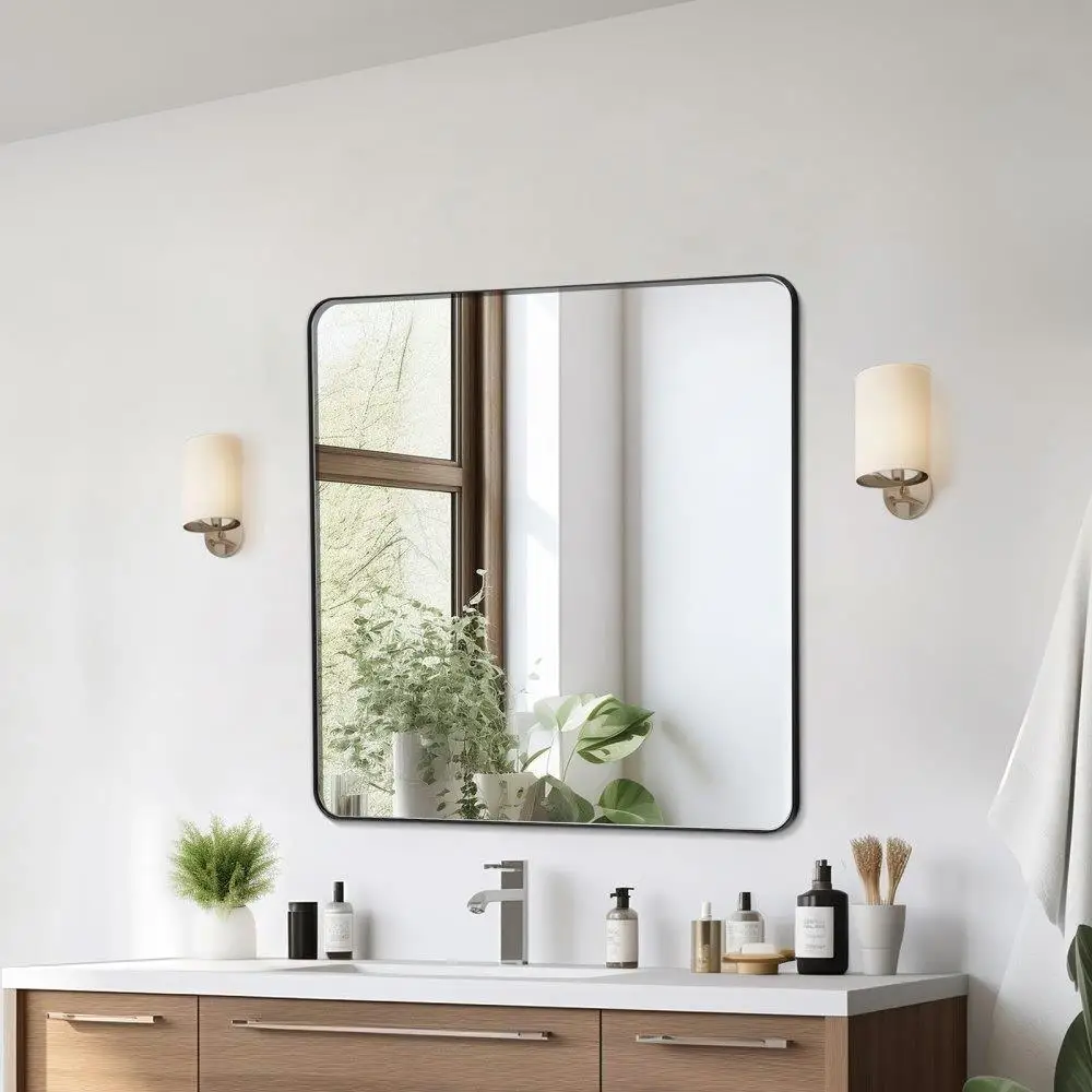 

Square Wall Mirror 36 x 36 Aluminium Alloy Frame