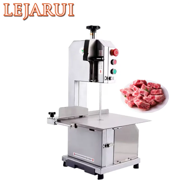 Automatic Frozen Meat Bone Cutting Machine Mini Desktop Commercial Electric Bone Sawing Machine