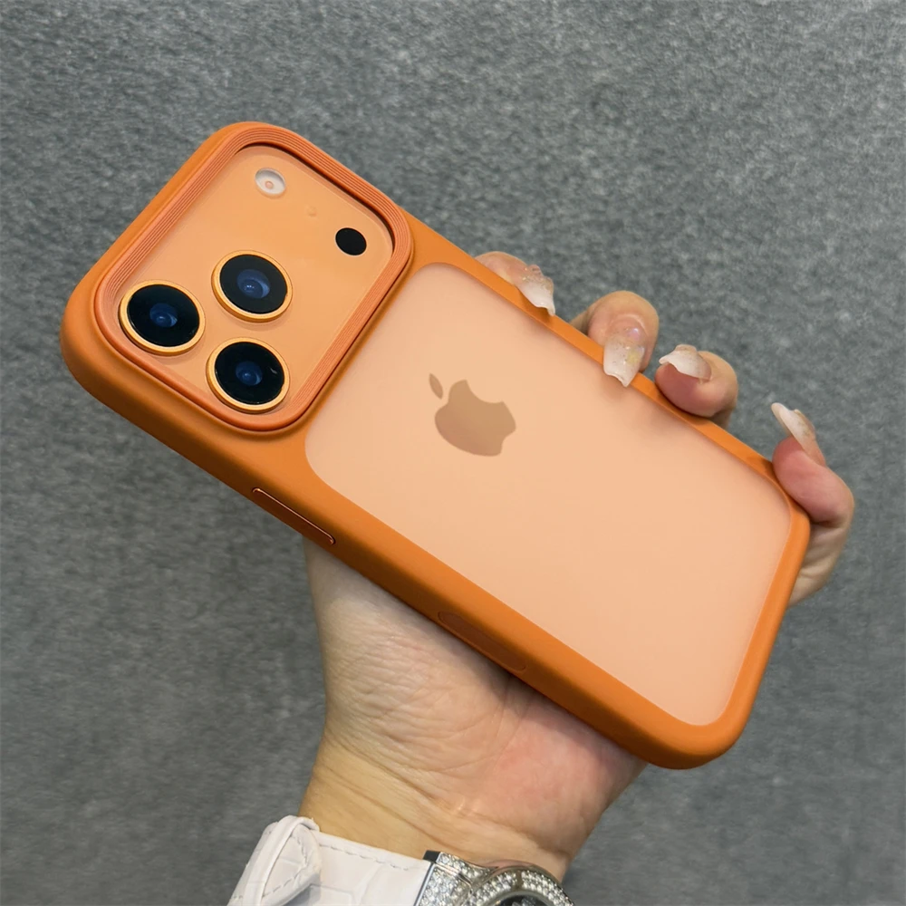 مع كاميرا زر التحكم جراب هاتف آيفون 17 برو ماكس 17 الهواء سليم رقيقة جدا ماتي شفافة PC غطاء مقاوم للصدمات #4