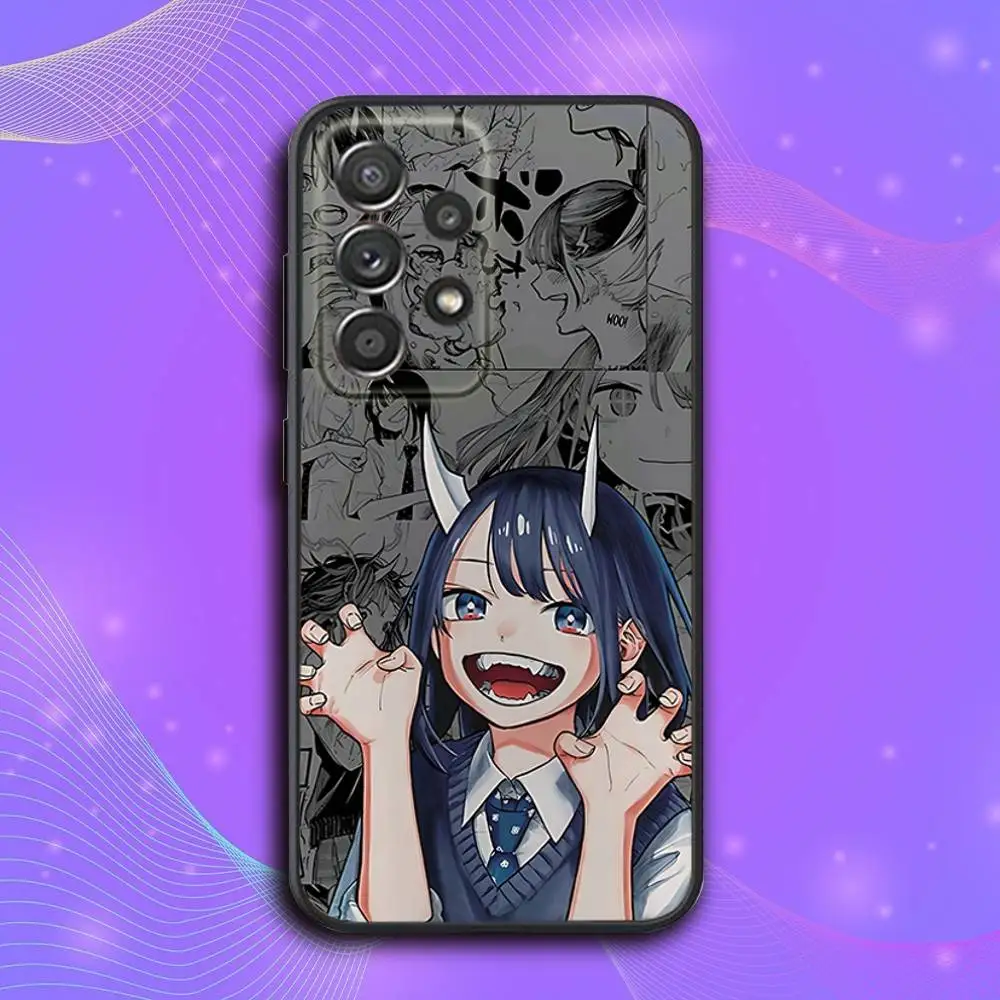 Anime R-Ruri Dragon Telefoonhoesje voor Samsung S 25,24,23,22,30,21,10,9,Ultra,Plus,Lite,FE,4,5G Zachte zwarte hoes
