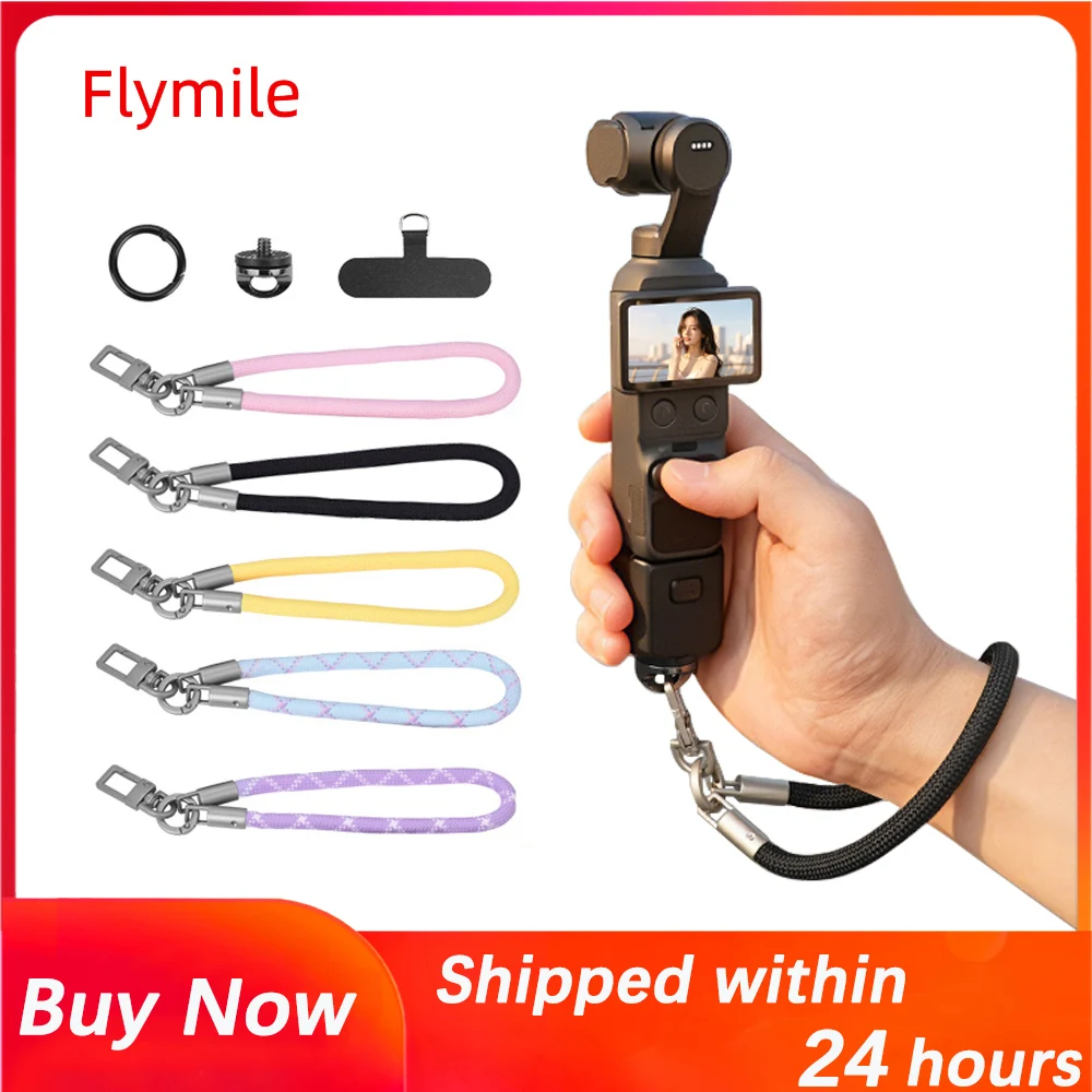 

Flymile Anti-Fall Wrist Strap, For DJI Osmo Pocket 4/3/Nano/Action 6/Insta360 X5 X4,Outdoor Travel Accessories